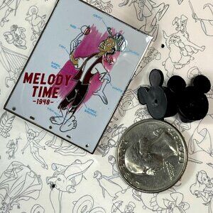 Disney Johnny Appleseed Trading Pin Melody Time 1948 Lapel Pin Brooch Badge Pin